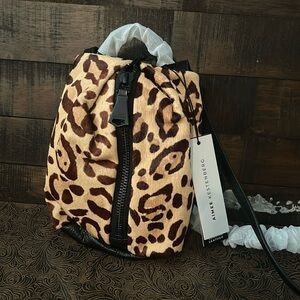 Aimee Kestenberg Tamitha leather Backpack bag Cheetah NWT